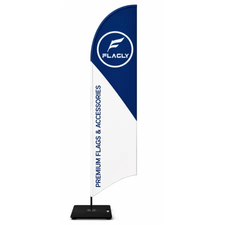 Beachflag Economy Jupiter mit Fiberglasgestell