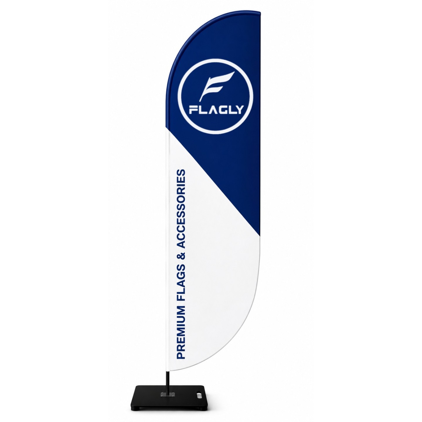 Beachflag Economy Venus mit Fiberglasgestell