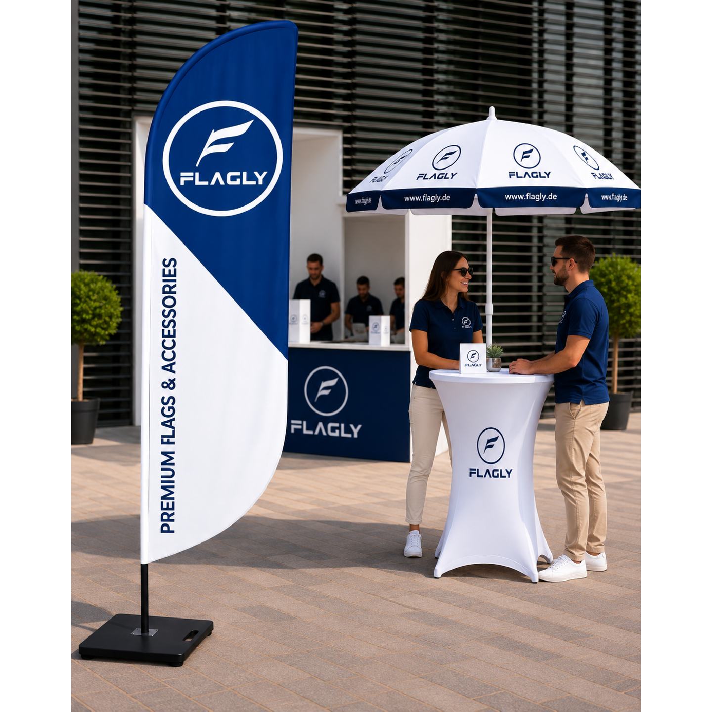 Beachflag Economy - Merkur, Bild 2