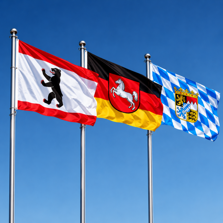 Bundesländerfahnen Deutschland Querformat, Bild 2
