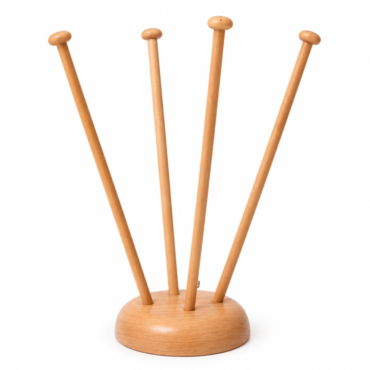 4-Fach-Tischfahnenständer Holz 