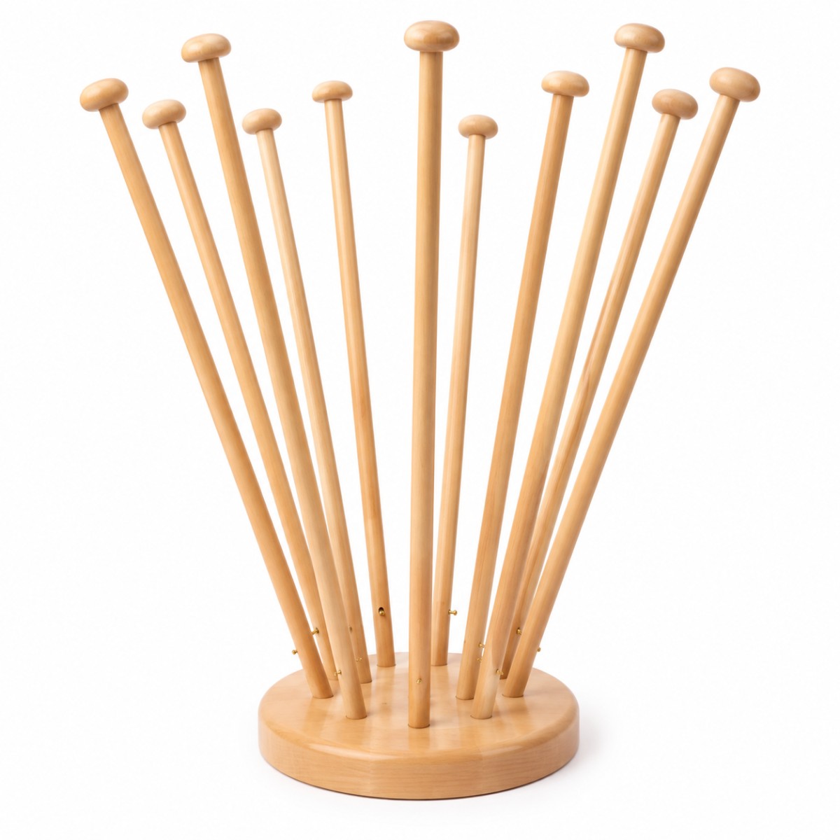 12-Fach-Tischfahnenständer Holz 