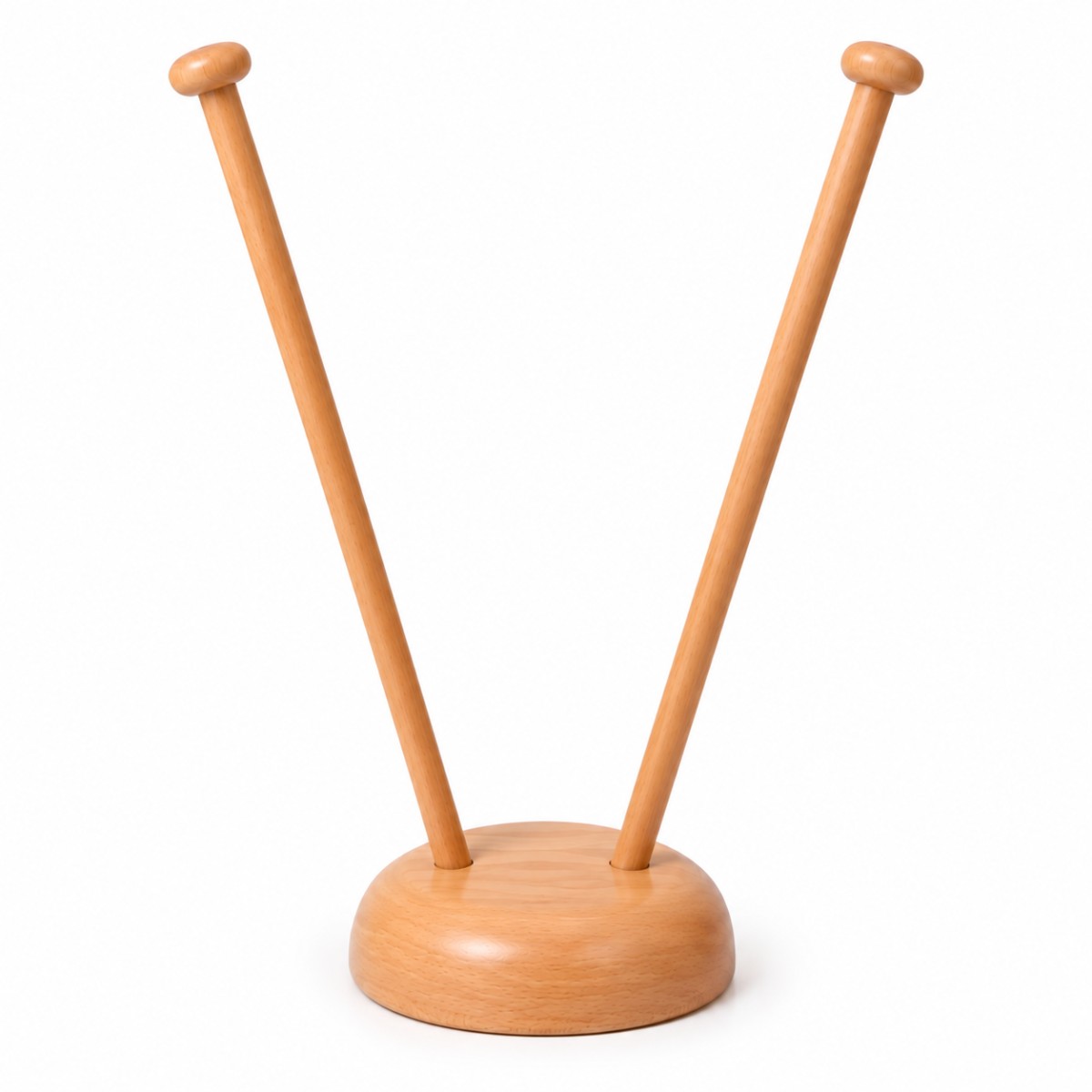 2-Fach-Tischfahnenständer Holz 